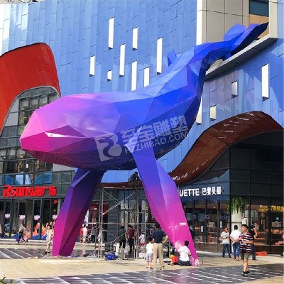 商場(chǎng)地標(biāo)姓建筑不銹鋼雕塑