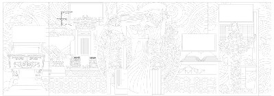 浮雕壁畫原創(chuàng)手繪設(shè)計(jì)稿