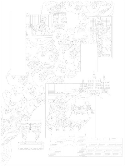 法院浮雕壁畫(huà)原創(chuàng)手繪設(shè)計(jì)稿