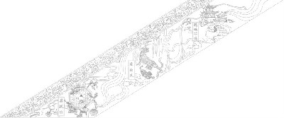 鄉(xiāng)村振興浮雕雕塑原創(chuàng)手繪設計稿