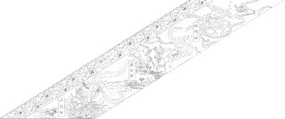 鄉(xiāng)村振興浮雕雕塑原創(chuàng)手繪設計稿