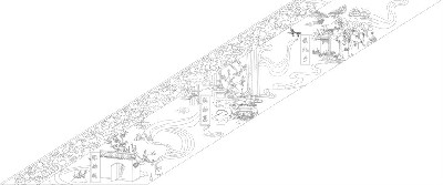 鄉(xiāng)村振興浮雕雕塑原創(chuàng)手繪設計稿