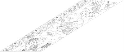 鄉(xiāng)村振興浮雕雕塑原創(chuàng)手繪設計稿