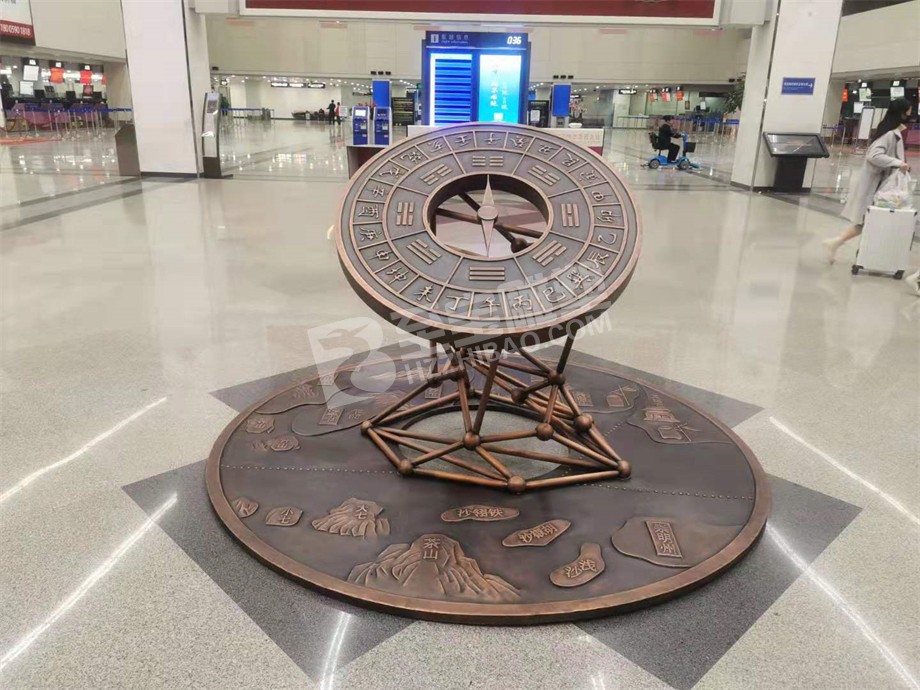 福建福州長樂機(jī)場鍛銅雕塑制作及安裝項目