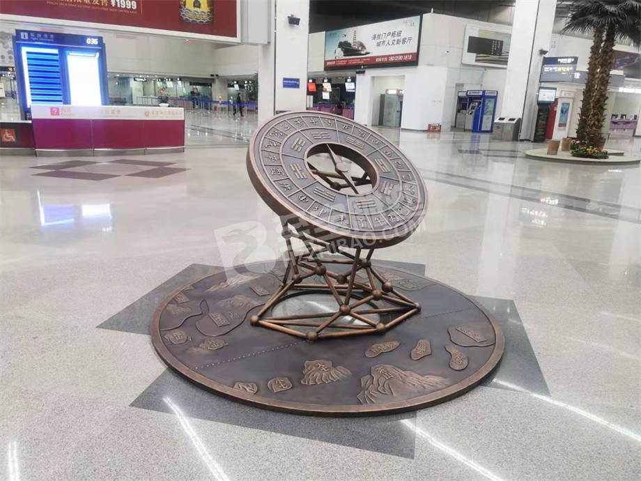 福建福州長樂機(jī)場鍛銅雕塑制作及安裝項目