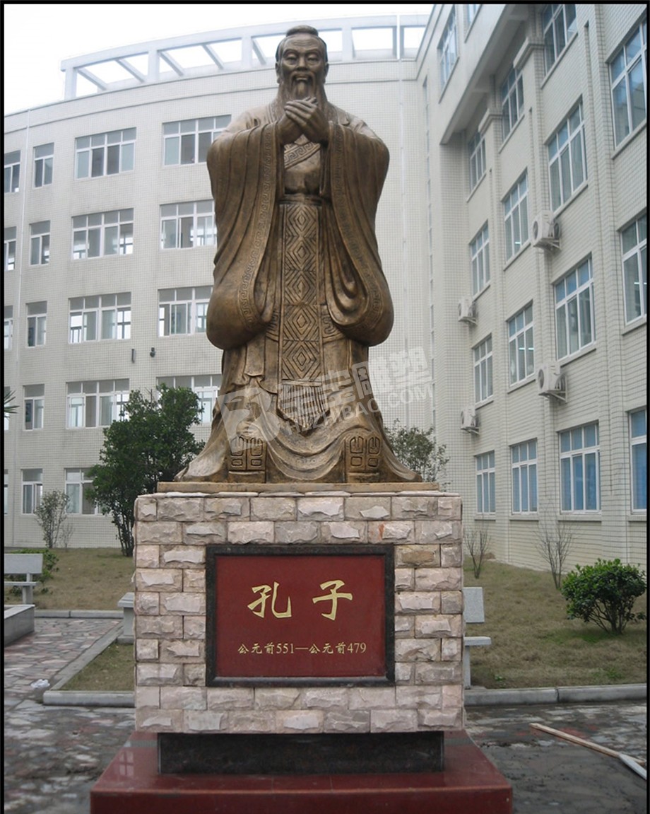 校園文化學(xué)?？鬃硬Ａт摲伦香~人物浮雕壁畫玻璃鋼仿鑄銅雕塑定制