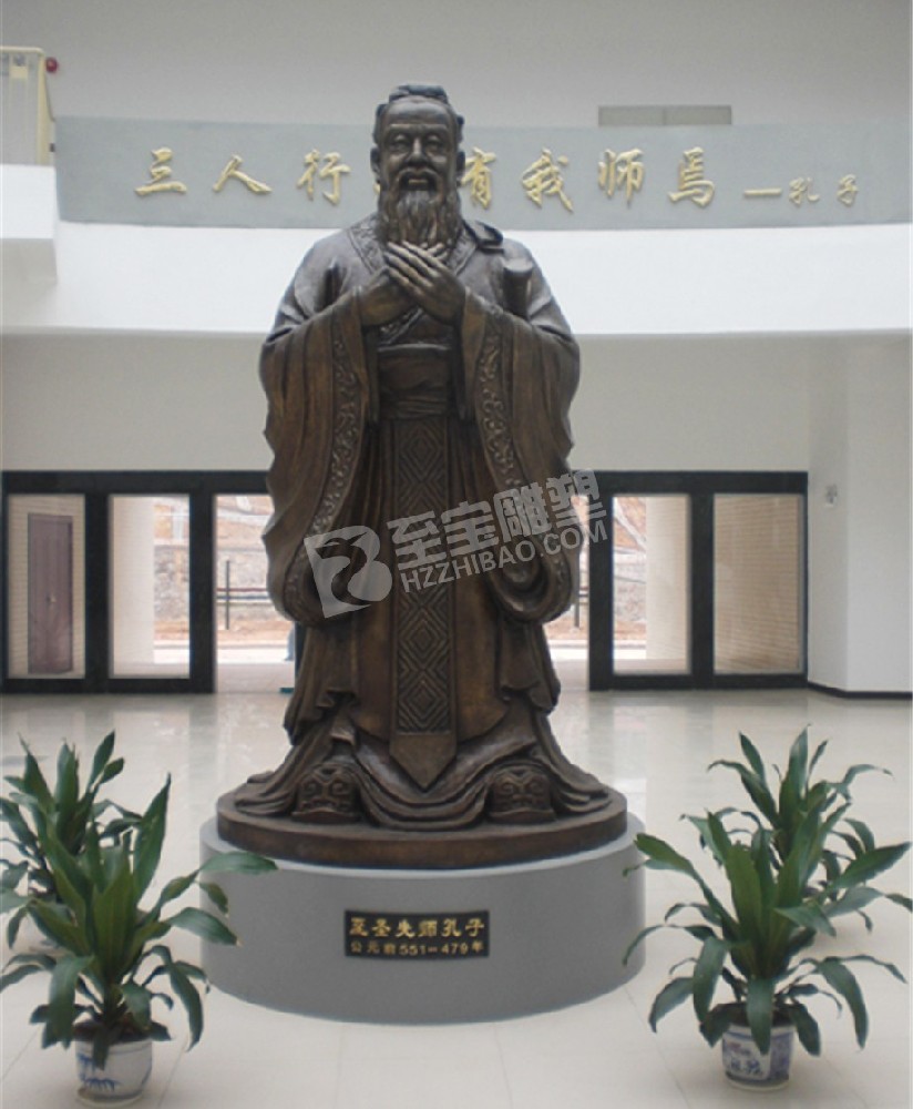 校園文化學?？鬃硬Ａт摲伦香~人物浮雕壁畫玻璃鋼仿鑄銅雕塑定制