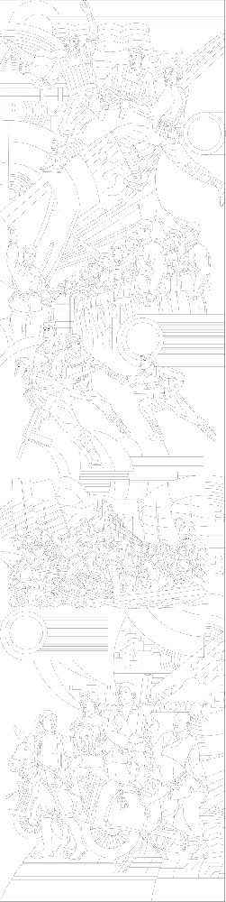 紅色黨建浮雕雕塑原創(chuàng)手繪設計稿