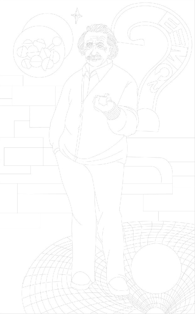 科技創(chuàng)新浮雕雕塑原創(chuàng)手繪設計稿