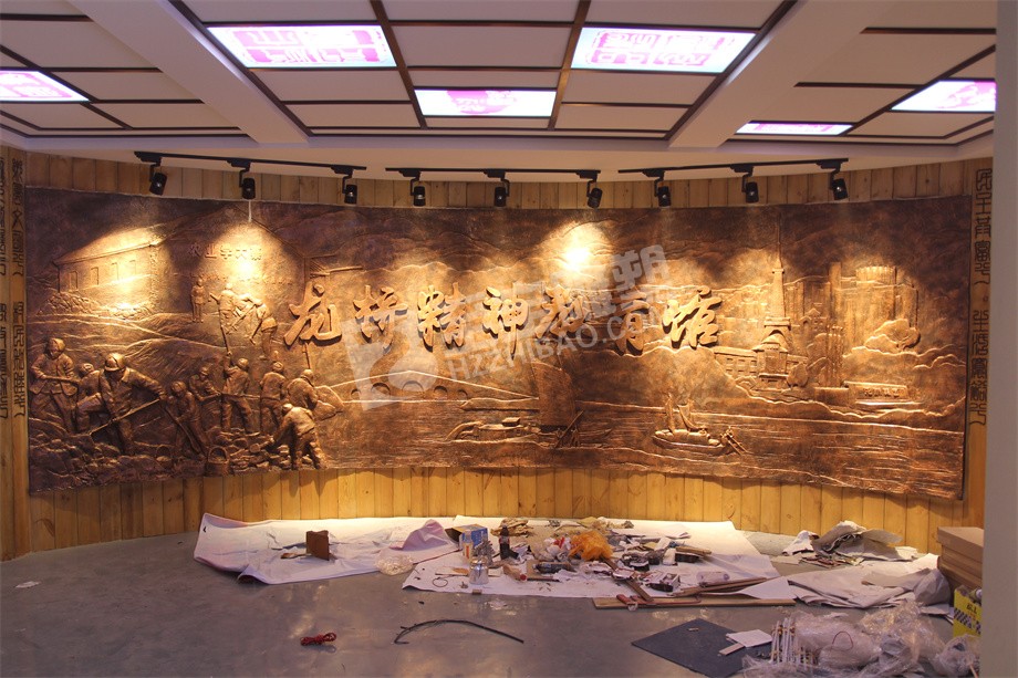 蘇州吳中區(qū)龍橋精神教育館浮雕原創(chuàng)設(shè)計(jì)、制作及安裝工程