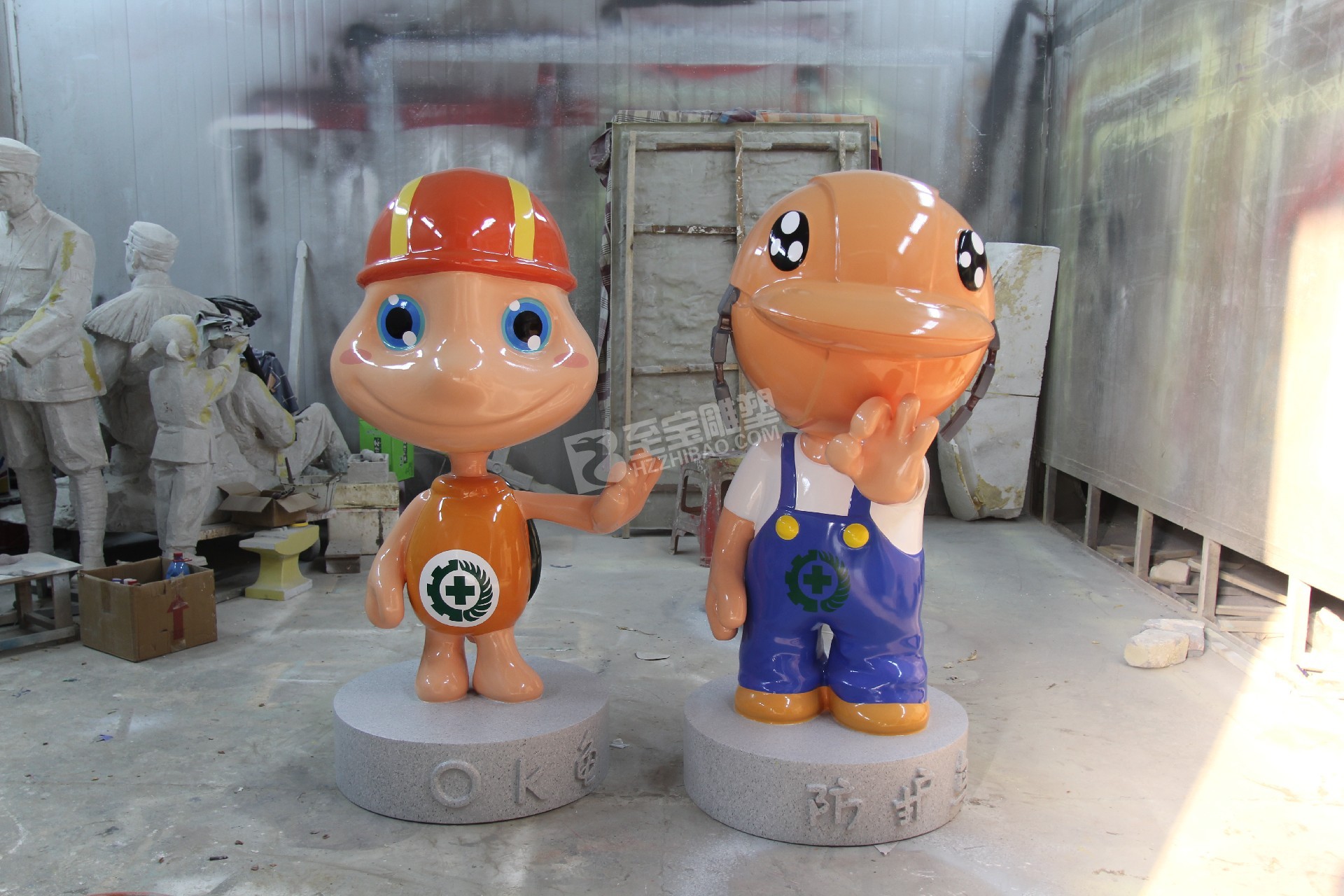 防護(hù)鳥OK龜形象IP娃娃